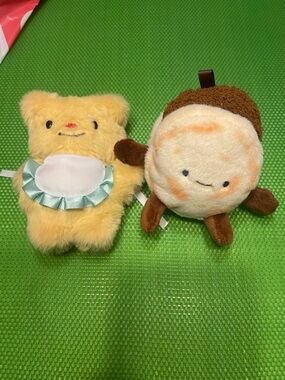 No Boundaries Yellow Bear and Brown Acorn Plush Duo